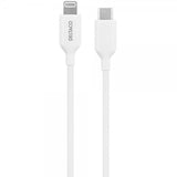 Deltaco Kabel USB-C Kabel med Lightning Stik 1m Hvid