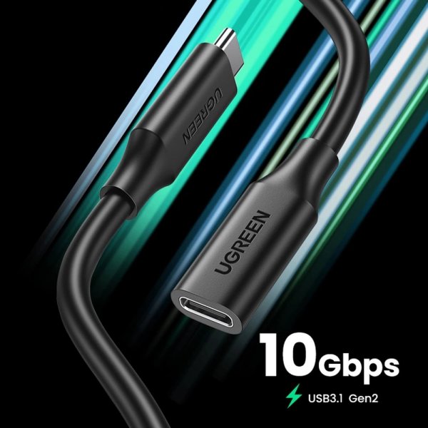 Ugreen Kabel USB-C forlængerkabel 100W 4K 1m