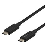 Deltaco Kabel USB-C til USB-C 2 meter Sort