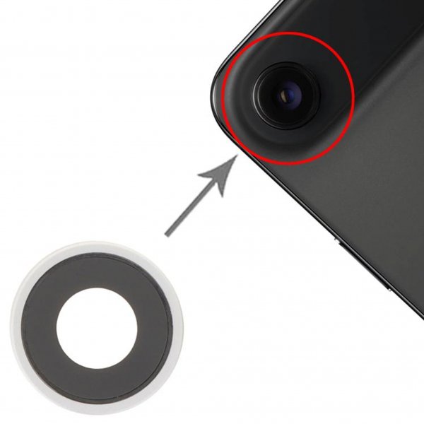 Kameralinser med ram til iPhone Air - Hvid