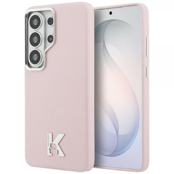 Karl Lagerfeld Samsung Galaxy S26 Ultra Cover K Logo MagSafe Rosa