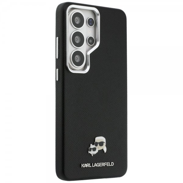 Karl Lagerfeld Samsung Galaxy S26 Ultra Cover Saffiano MagSafe Sort