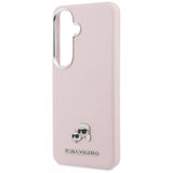 Karl Lagerfeld Samsung Galaxy S26 Plus Cover Saffiano MagSafe Rosa