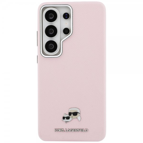 Karl Lagerfeld Samsung Galaxy S26 Ultra Cover Saffiano MagSafe Rosa