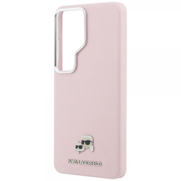 Karl Lagerfeld Samsung Galaxy S26 Ultra Cover Saffiano MagSafe Rosa
