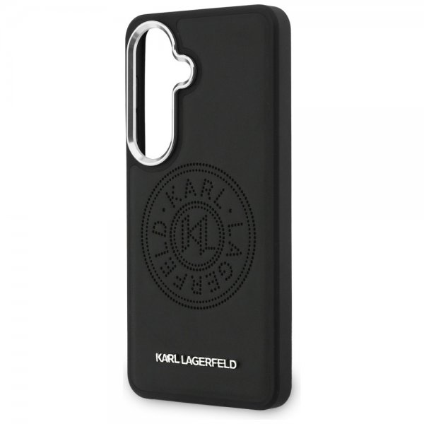 Karl Lagerfeld Samsung Galaxy S26 Cover Perforated Logo MagSafe Sort