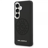 Karl Lagerfeld Samsung Galaxy S26 Plus Cover Perforated Logo MagSafe Sort