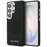 Karl Lagerfeld Samsung Galaxy S26 Ultra Cover Perforated Logo MagSafe Sort