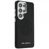 Karl Lagerfeld Samsung Galaxy S26 Ultra Cover Perforated Logo MagSafe Sort