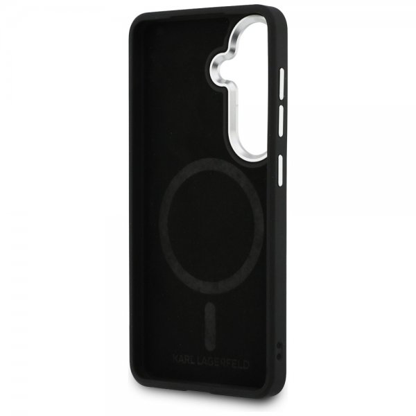 Karl Lagerfeld Samsung Galaxy S26 Cover Embossed MagSafe RSG Sort