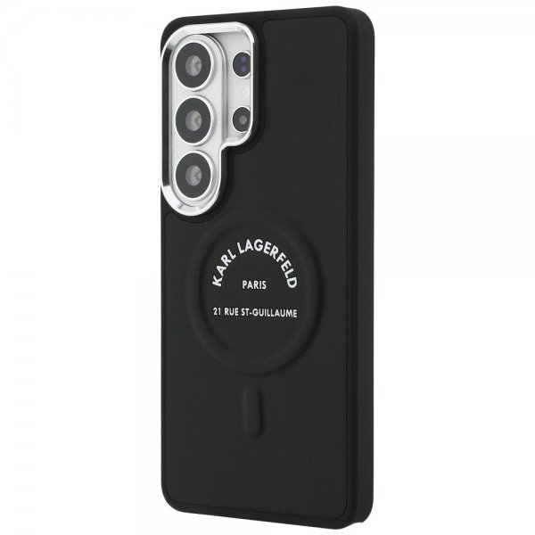 Karl Lagerfeld Samsung Galaxy S26 Ultra Cover Præget MagSafe RSG Sort