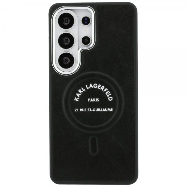 Karl Lagerfeld Samsung Galaxy S26 Ultra Cover Præget MagSafe RSG Sort