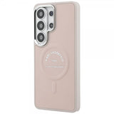 Karl Lagerfeld Samsung Galaxy S26 Ultra Cover Præget MagSafe RSG Rosa