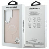 Karl Lagerfeld Samsung Galaxy S26 Ultra Cover Præget MagSafe RSG Rosa