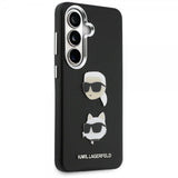Karl Lagerfeld Samsung Galaxy S26 Plus Cover Saffiano Karl & Choupette Sort