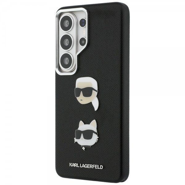 Karl Lagerfeld Samsung Galaxy S26 Ultra Cover Saffiano Karl & Choupette Sort