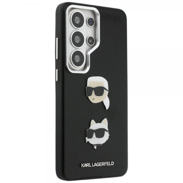 Karl Lagerfeld Samsung Galaxy S26 Ultra Cover Saffiano Karl & Choupette Sort