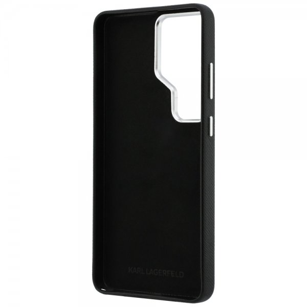 Karl Lagerfeld Samsung Galaxy S26 Ultra Cover Saffiano Karl & Choupette Sort