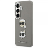 Karl Lagerfeld Samsung Galaxy S26 Cover Saffiano Karl & Choupette Silver