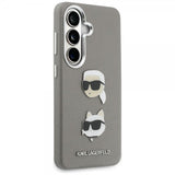 Karl Lagerfeld Samsung Galaxy S26 Cover Saffiano Karl & Choupette Silver