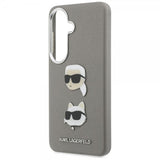 Karl Lagerfeld Samsung Galaxy S26 Cover Saffiano Karl & Choupette Silver