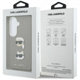 Karl Lagerfeld Samsung Galaxy S26 Cover Saffiano Karl & Choupette Silver