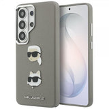 Karl Lagerfeld Samsung Galaxy S26 Ultra Cover Saffiano Karl & Choupette Silver