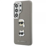 Karl Lagerfeld Samsung Galaxy S26 Ultra Cover Saffiano Karl & Choupette Silver