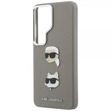 Karl Lagerfeld Samsung Galaxy S26 Ultra Cover Saffiano Karl & Choupette Silver