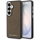 Karl Lagerfeld Samsung Galaxy S26 Cover Embossed MagSafe Brun
