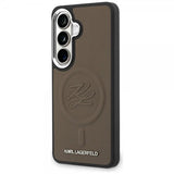 Karl Lagerfeld Samsung Galaxy S26 Cover Embossed MagSafe Brun