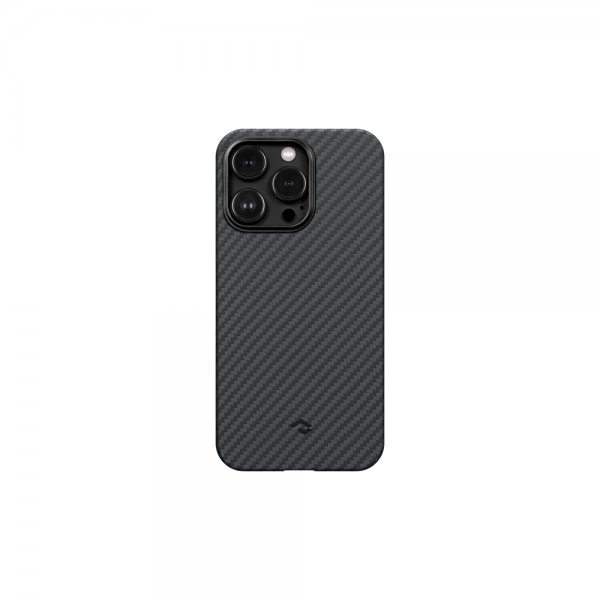 Pitaka iPhone 14 Pro Cover MagEZ Case 3 Sort/Grå Twill