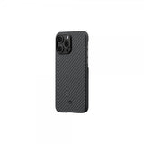 Pitaka iPhone 14 Pro Cover MagEZ Case 3 Sort/Grå Twill
