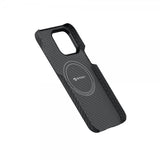 Pitaka iPhone 14 Pro Max Cover MagEZ Case 3 Sort/Grå Twill