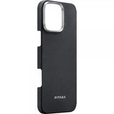 Pitaka iPhone 16 Pro Cover Ultra-Slim Case MagSafe Black/Grey Twill
