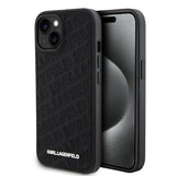 Karl Lagerfeld iPhone 15 Cover Quilted K Pattern Sort