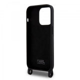 Karl Lagerfeld iPhone 15 Cover Ikonik Crossbody Sort