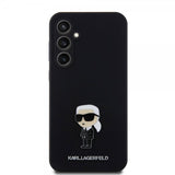 Karl Lagerfeld Samsung Galaxy S23 FE Cover Liquid Silicone Ikonik Karl Sort