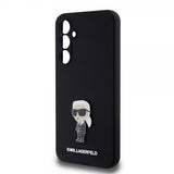 Karl Lagerfeld Samsung Galaxy S23 FE Cover Liquid Silicone Ikonik Karl Sort