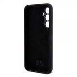 Karl Lagerfeld Samsung Galaxy S23 FE Cover Liquid Silicone Ikonik Karl Sort