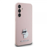Karl Lagerfeld Samsung Galaxy S23 FE Cover Flydende Silikone Choupette Rosa