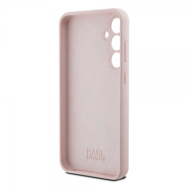 Karl Lagerfeld Samsung Galaxy S23 FE Cover Flydende Silikone Choupette Rosa