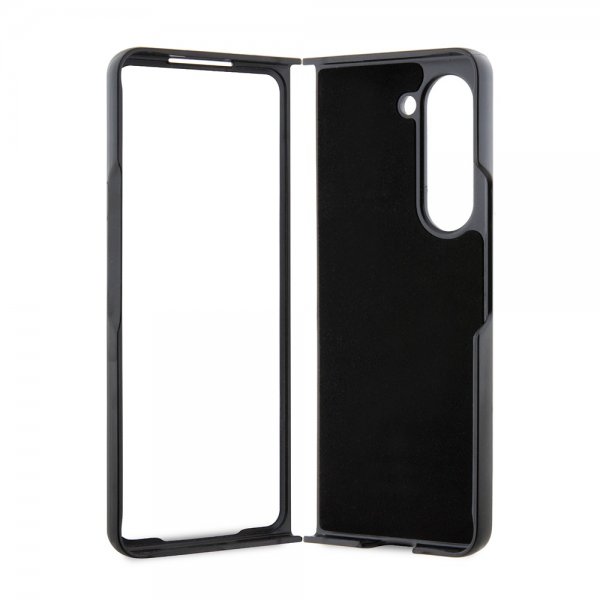 Karl Lagerfeld Samsung Galaxy Z Fold 5 Cover NFT Karl & Choupette Pin Saffiano Sort