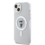 Karl Lagerfeld iPhone 15 Plus Cover Ikonik MagSafe Transparent