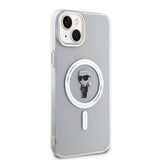 Karl Lagerfeld iPhone 15 Cover Ikonik MagSafe Transparent