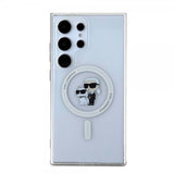 Karl Lagerfeld Samsung Galaxy S24 Ultra Cover Ikonik MagSafe Transparent