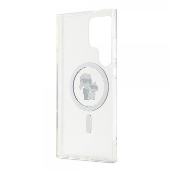 Karl Lagerfeld Samsung Galaxy S24 Ultra Cover Ikonik MagSafe Transparent