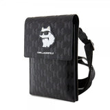 Karl Lagerfeld Wallet Phone Pouch Monogram Choupette Sort