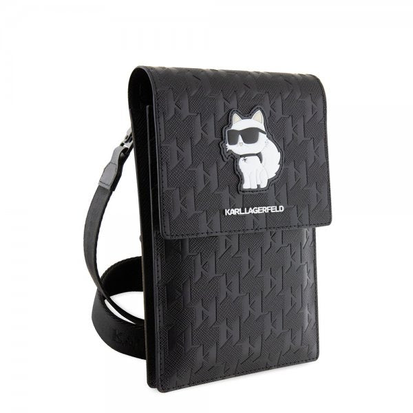 Karl Lagerfeld Wallet Phone Pouch Monogram Choupette Sort