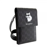 Karl Lagerfeld Wallet Phone Pouch Monogram Choupette Sort